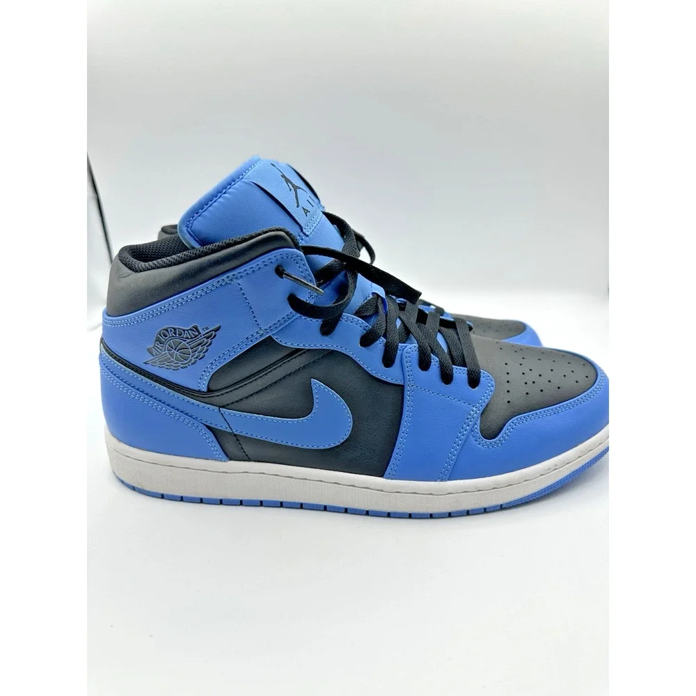 Nike Air Jordan 1 Mid University Blue Black DQ8426-401 Men’s US 13 EU 47.5